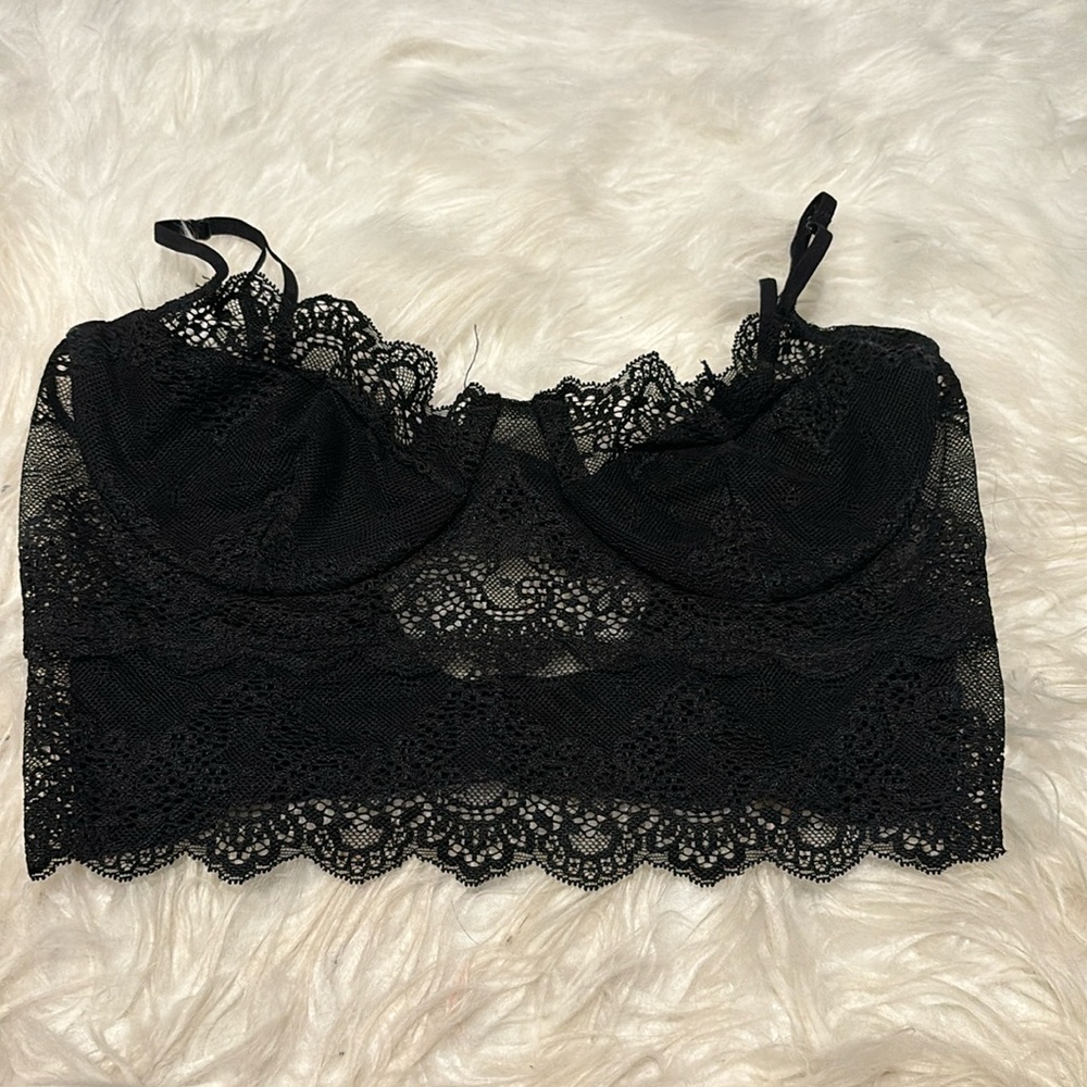 Only hearts lace corset bra large